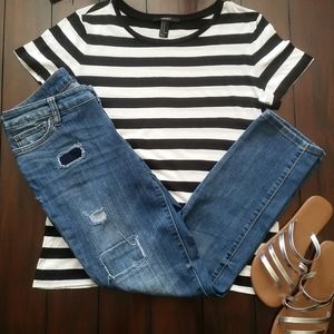 🧡 2 for $7. Faded Glory. Size 4 boyfriend jeans.